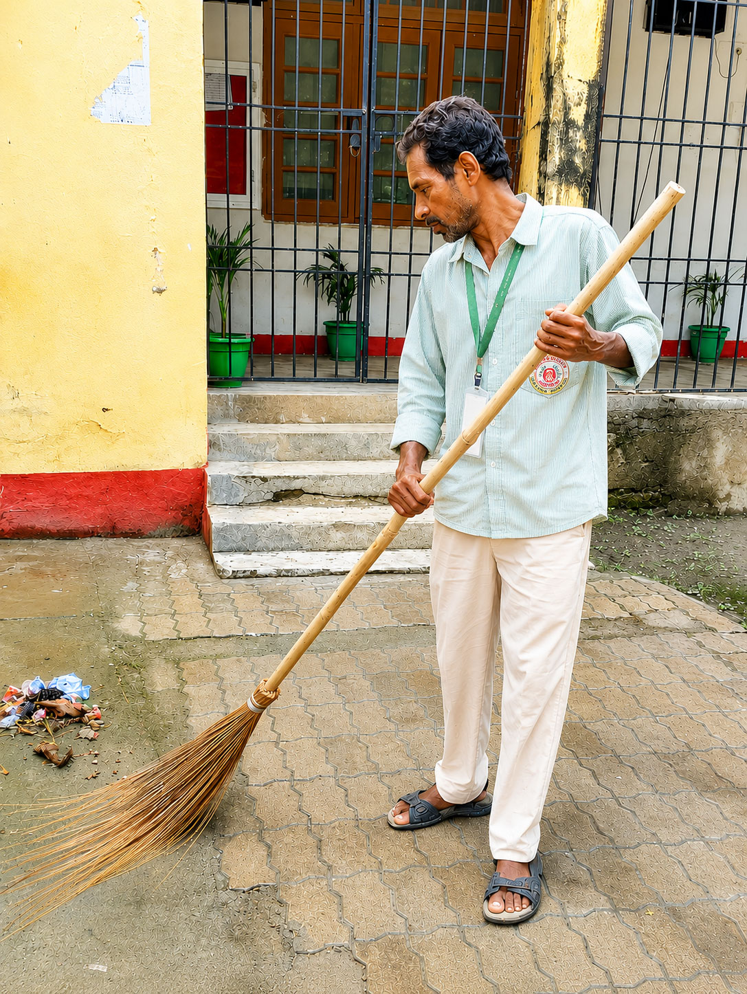 Cleaning work