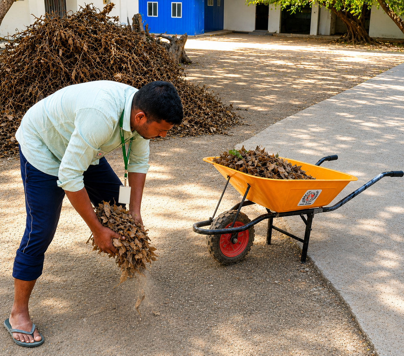 Cleaning work