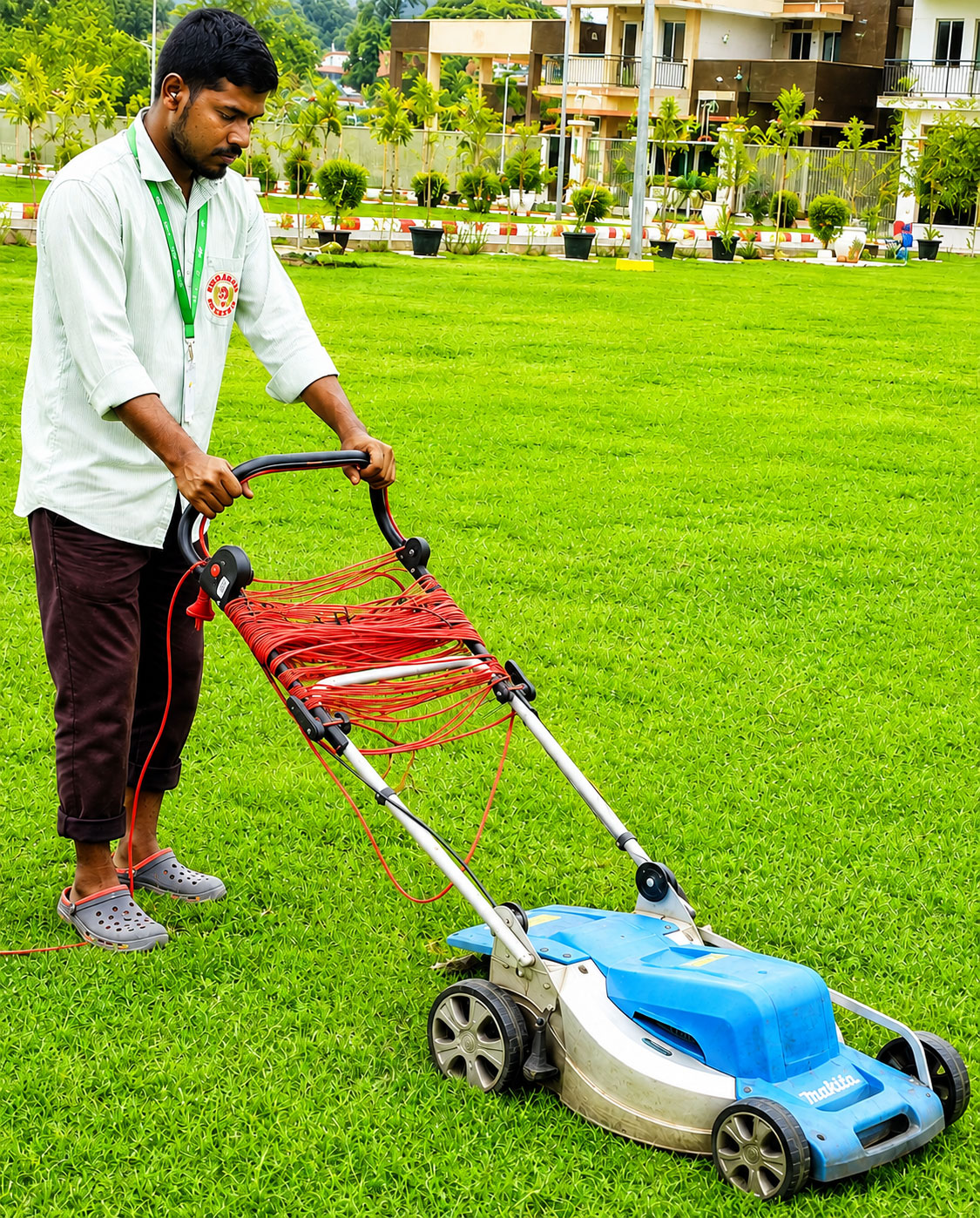 Grass Cutting work